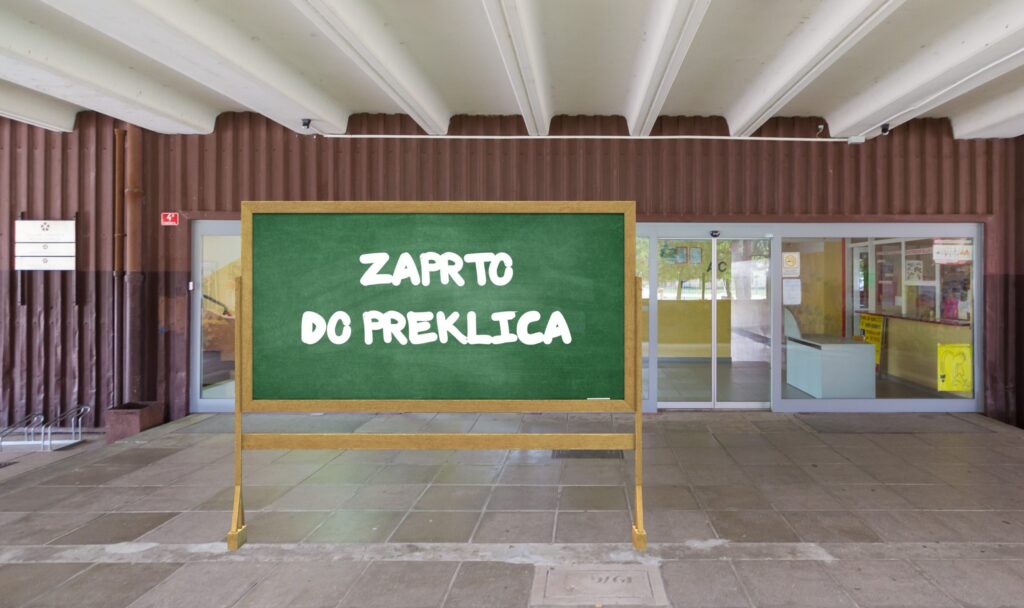 Zaprtje šole do preklica
