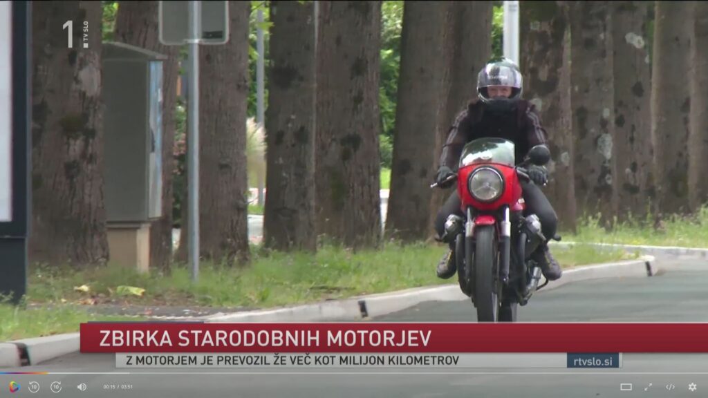 RTV SLO predstavila zbirko motorjev našega prof. Mirana Mozetiča