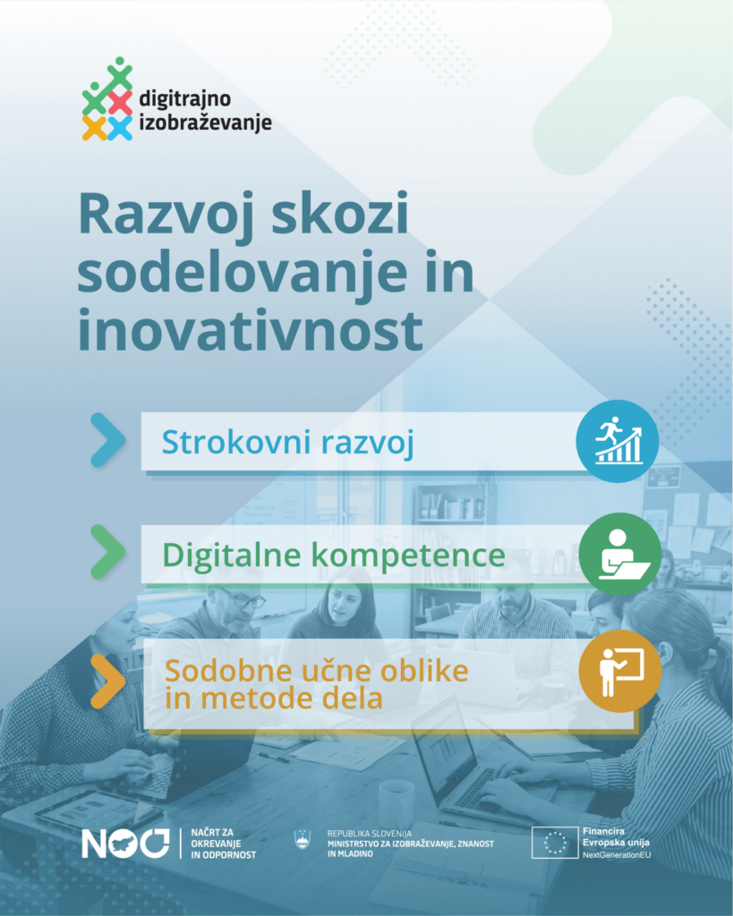 Pridobitev opreme v projektu Digitalizacija izobraževanja